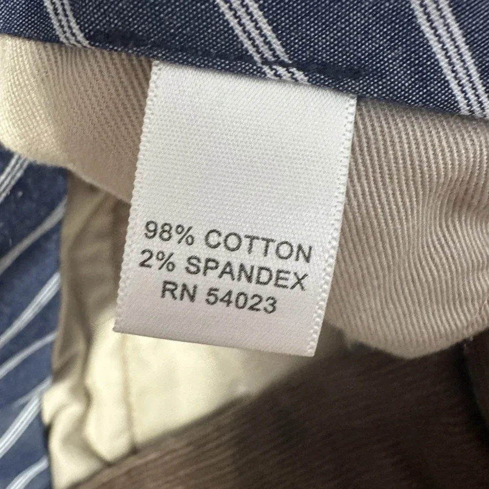 Banana Republic Vintage Straight Fit Corduroy Pants Men's 32x30 Waniscot Brown